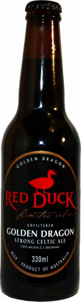 Red Duck Beer Limited Release Golden Dragon