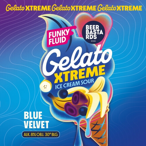 Funky Fluid Gelato XTREME: Blue Velvet