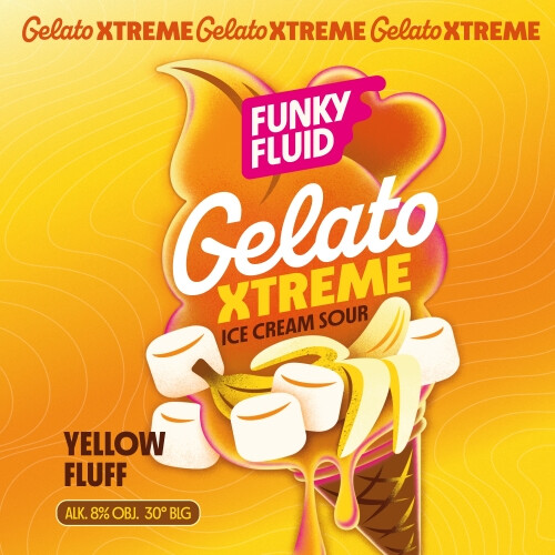 Funky Fluid Gelato XTREME: Yellow Fluff