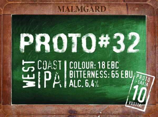 Malmgårdin Panimo Proto #32 West Coast IPA