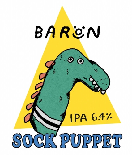 Baron Brewing Sock Puppet
