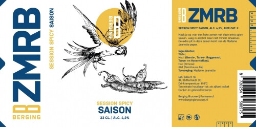 Berging Brouwerij ZMRB Session Spicy Saison