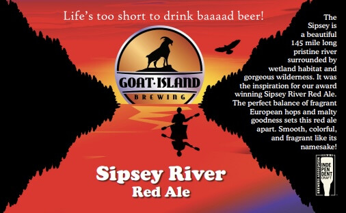 Goat Island Brewing Sipsey River Red