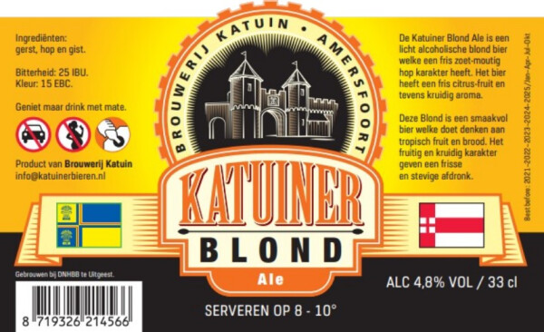 Brouwerij Katuin Katuiner Blond