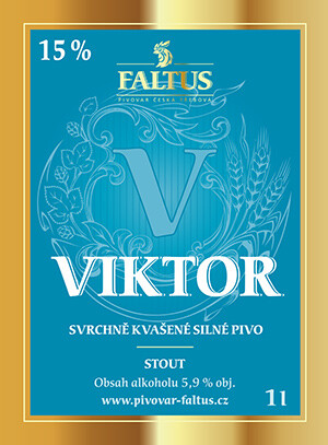 Minipivovar Faltus Viktor 15% Stout