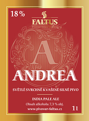 Minipivovar Faltus Andrea 18% IPA