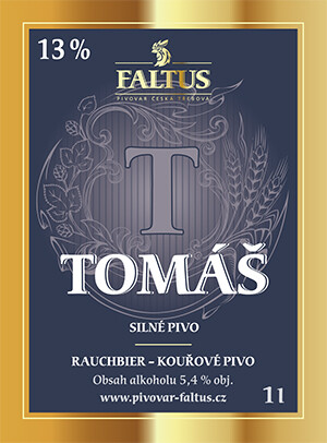 Minipivovar Faltus Tomáš 13% Rauchbier