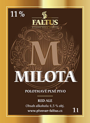Minipivovar Faltus Milota 11% Red Ale
