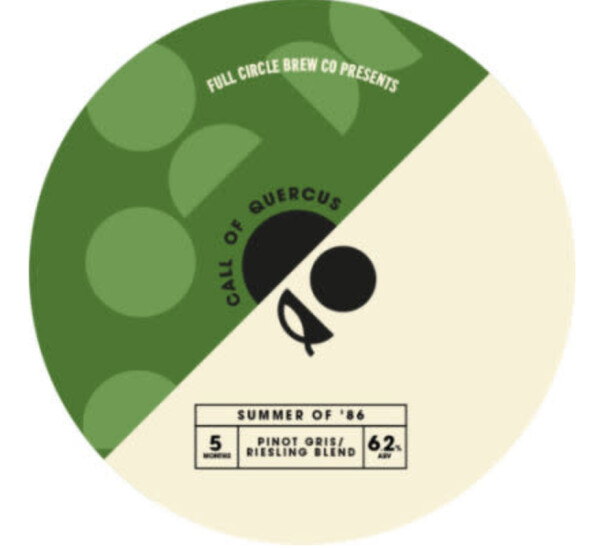 Full Circle Brew Co Call Of Quercus - Apricot And Peach Saison