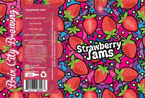 Brix City Brewing Strawberry Jams