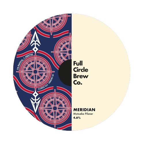 Full Circle Brew Co Meridian Single Hop Pilsner - Motueka