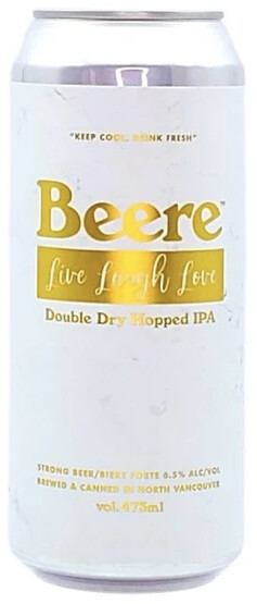 Beere Brewing Company Live Laugh Love