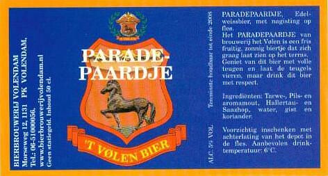 VD Bier Parade-Paardje