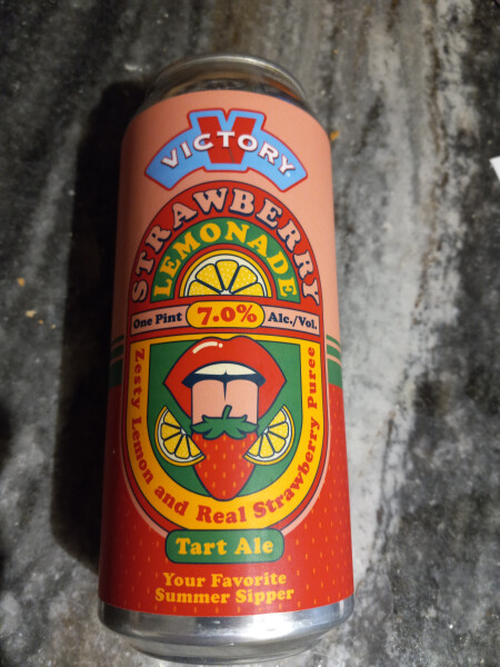 Victory Brewing Company Strawberry Lemonade Tart Ale