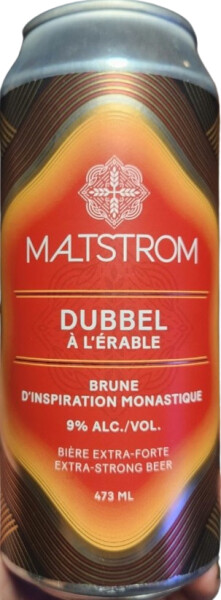 Brasserie Artisanale Maltstrom Dubbel Érable