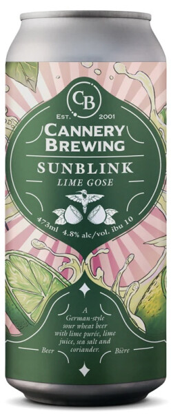 Cannery Brewing Sunblink Lime Gose