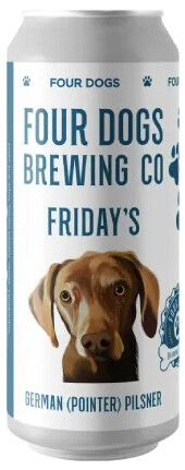 Four Dogs Brewing Company Friday’s German (Pointer) Pilsner