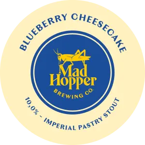 Mad Hopper Brewing Co. Blueberry Cheesecake