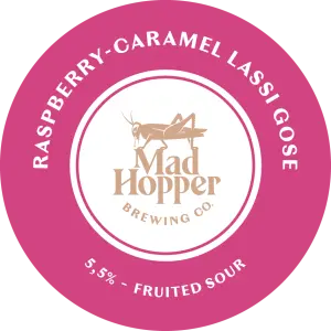 Mad Hopper Brewing Co. Raspberry-Caramel Lassi Gose