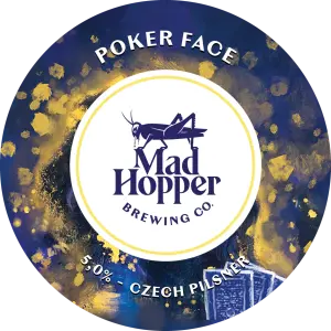 Mad Hopper Brewing Co. Poker Face