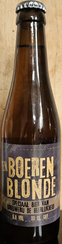 Brouwerij De Heerlijkheid Boerenblonde