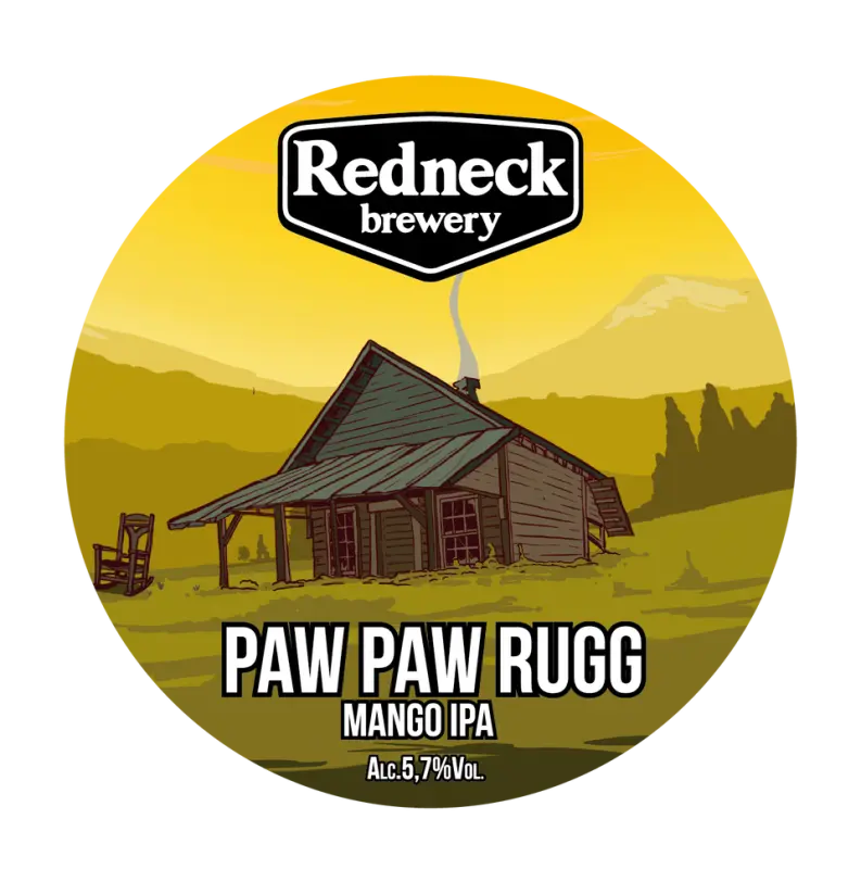 Redneck Brewery Moonshiner series: Paw Paw Rugg