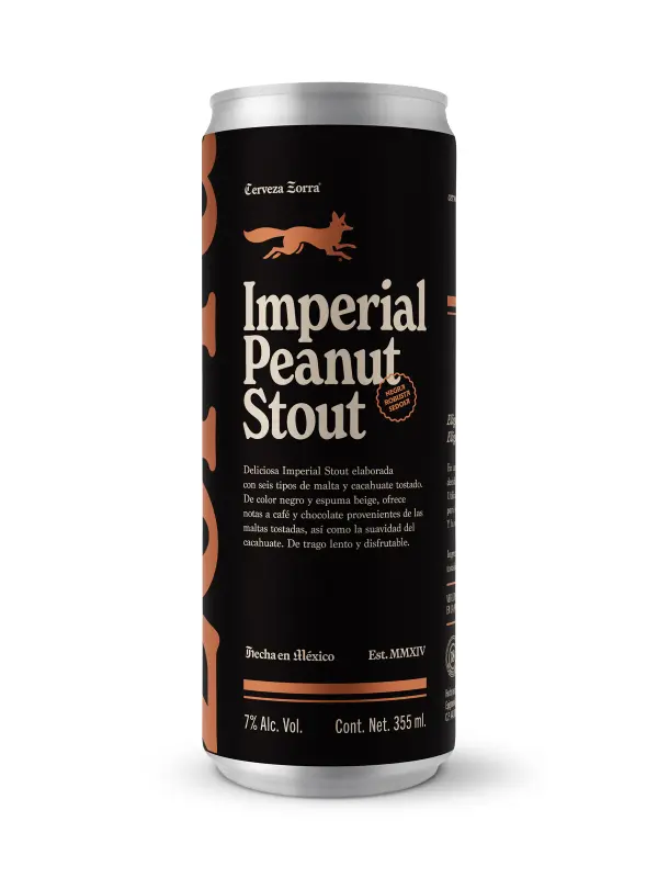 Cervecería Zorra Imperial Peanut Stout