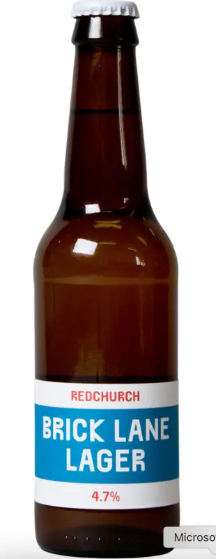 Redchurch Brewery Brick Lane Lager