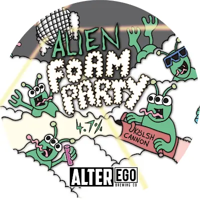 Alter Ego Brewing Co. Alien Foam Party