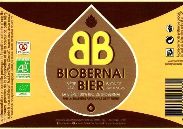 La Saint-Pierre Biobernai Bier Blonde