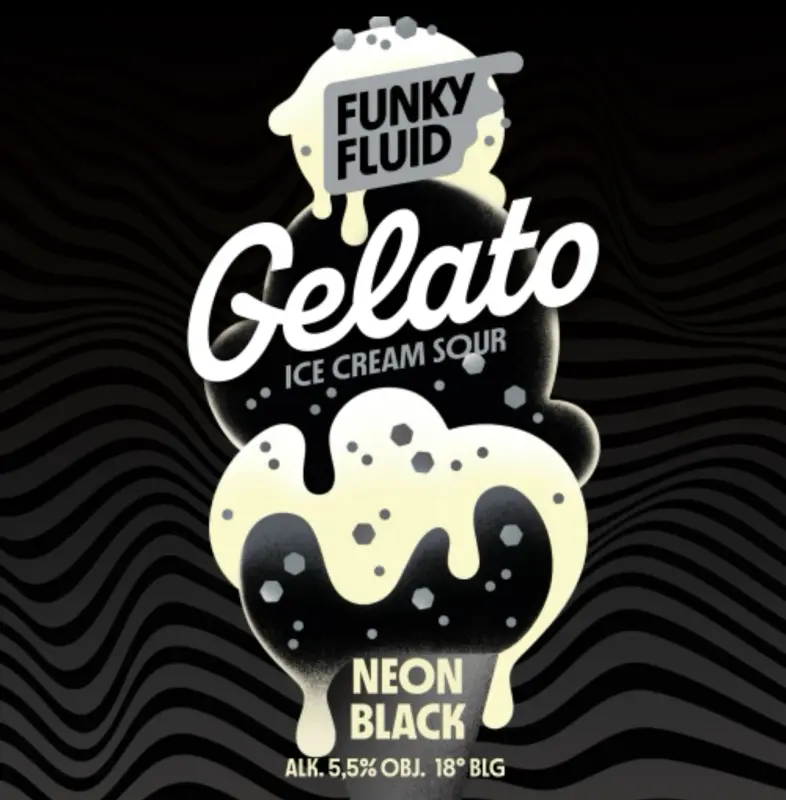 Funky Fluid Gelato: Neon Black