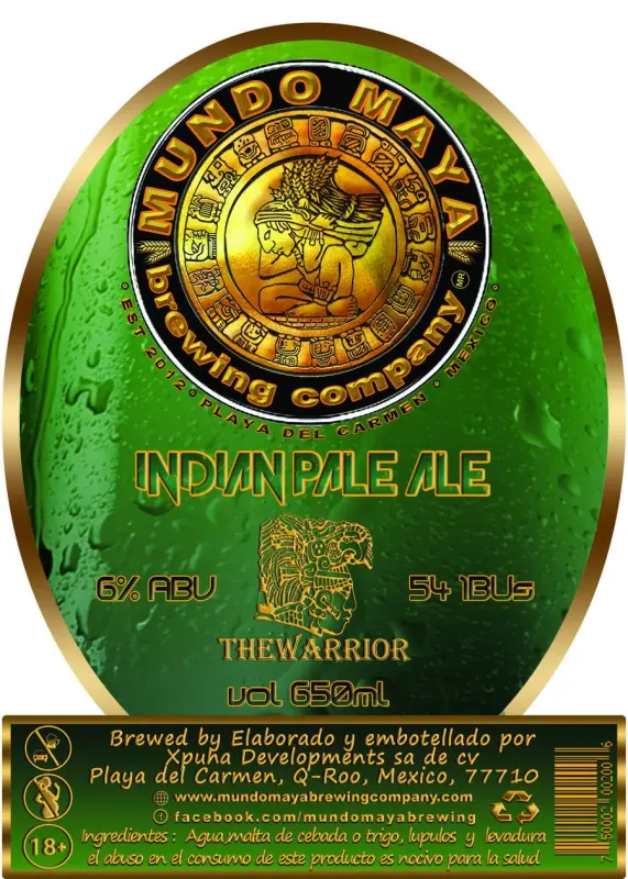 Mundo Maya Brewing Company El Guerrero/The Warrior