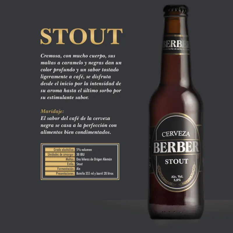 Cerveceria Berber Stout