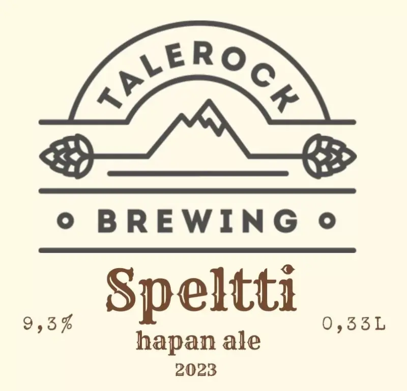Talerock Brewing Speltti hapan ale