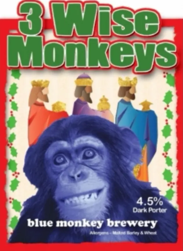 Blue Monkey Brewery 3 Wise Monkeys (2019)