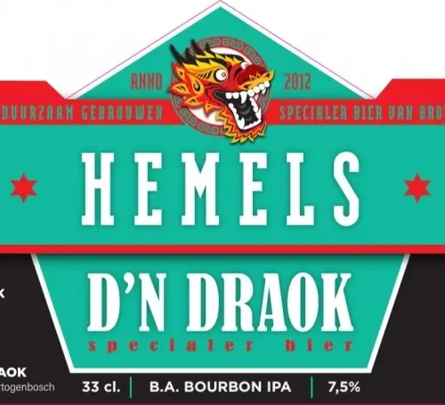 Brouwerij D'n Draok Hemels B.A. Bourbon IPA