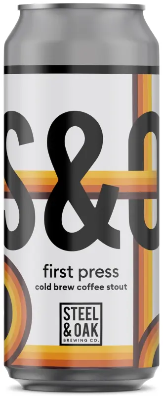 Steel & Oak Brewing First Press Cold Brew Coffee Stout