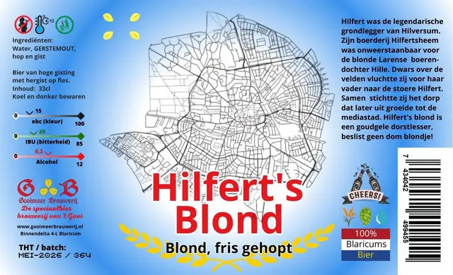 Gooimeer Brouwerij Hilfert's Blond