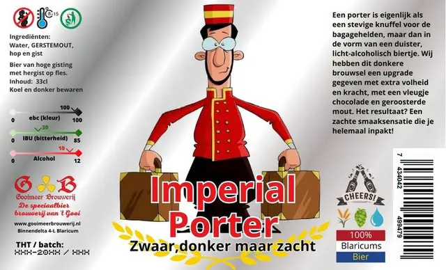 Gooimeer Brouwerij Imperial Porter