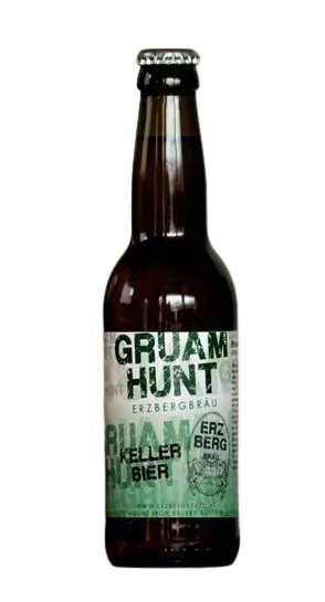 Privatbrauerei Erzbergbräu Gruamhunt Kellerbier