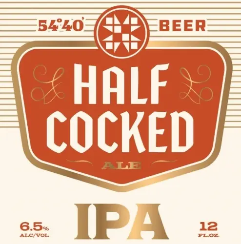 54°40' Brewing Company Half Cocked IPA
