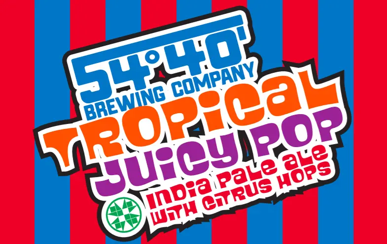 54°40' Brewing Company Tropical Juicy Pop