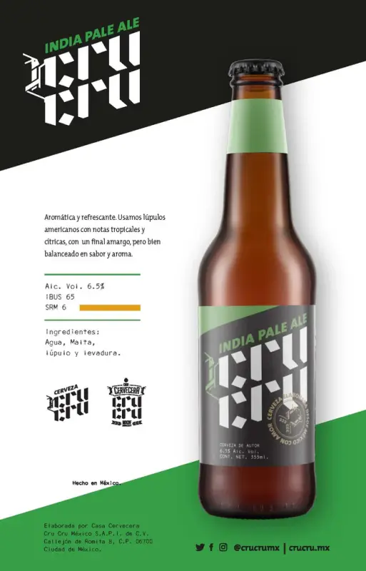 Casa Cervecera Cru Cru India Pale Ale