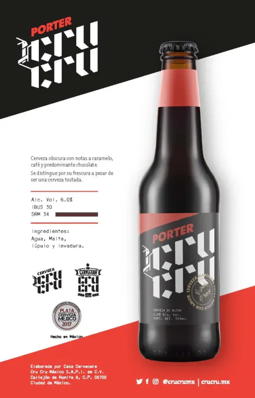 Casa Cervecera Cru Cru Porter