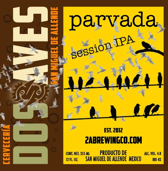 Cervecería Dos Aves Parvada