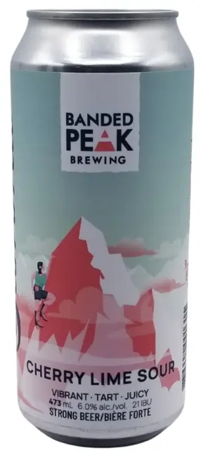 Banded Peak Brewing Above the Summit Cherry Lime Sour
