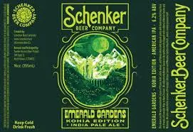Schenker Beer Company Emerald Gardens: Kohia Edition
