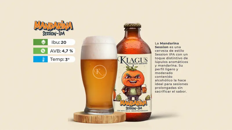 Kiagus Paraguay Brewing Mandarina Session IPA