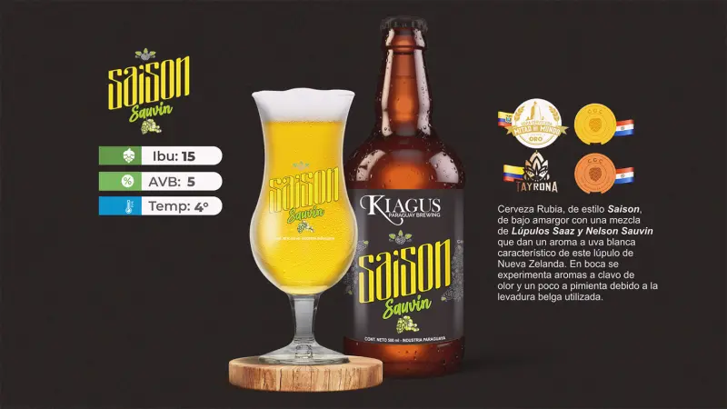 Kiagus Paraguay Brewing Saison Sauvin