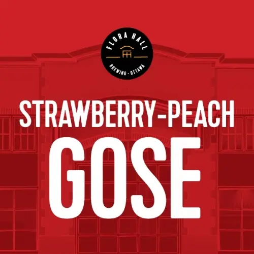 Flora Hall Brewing Strawberry-Peach Gose